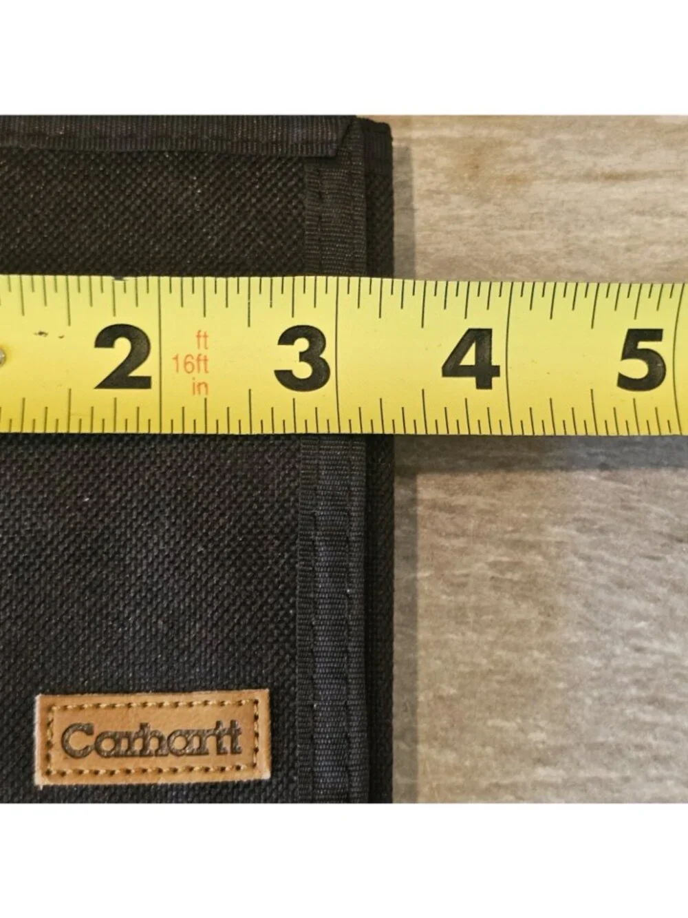 Carhartt Nylon Duck Trifold Wallet - Black